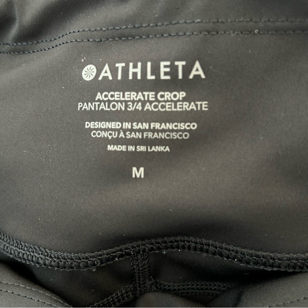 Athleta accelerate crop pant Sz M - Picture 9 of 12